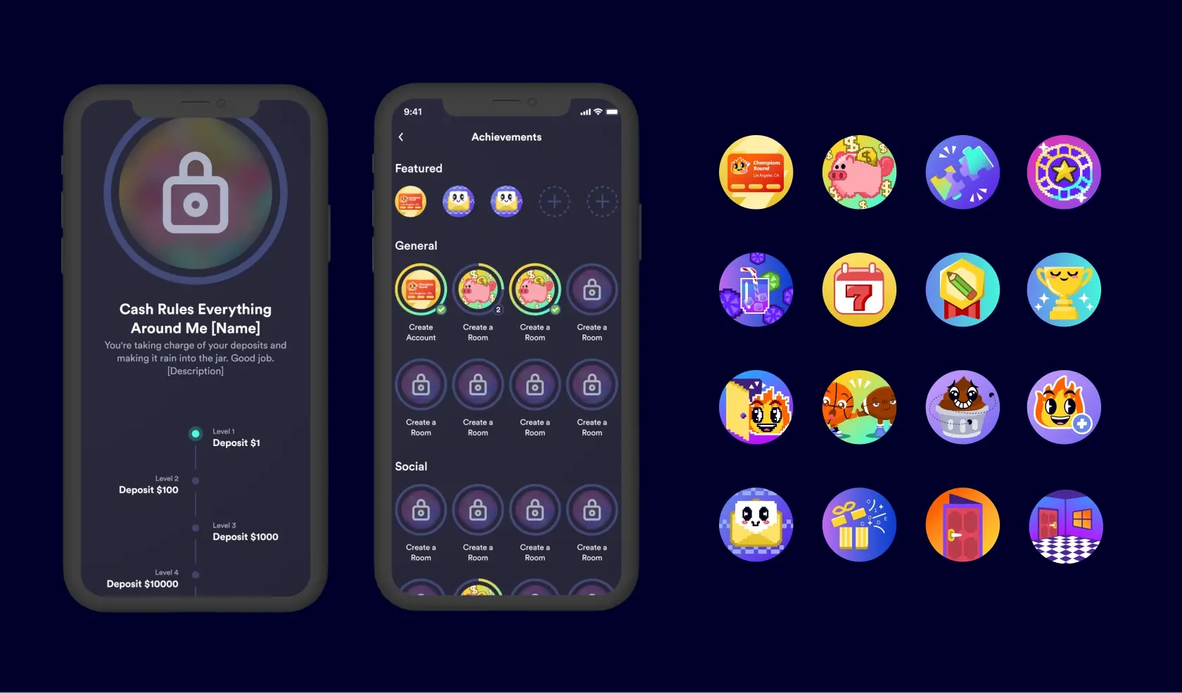 Highlight achievements like top running back or smart draft picks in the Champions Round achievements section, preserving and sharing those moments.